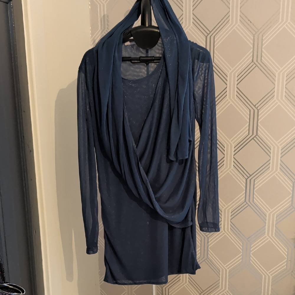 Elegant Blue Women's blouse